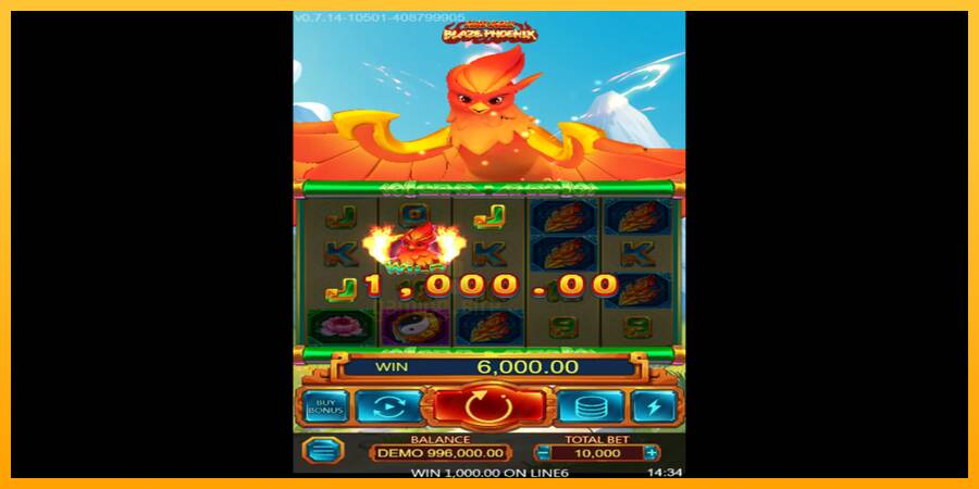 Fire Ball Blaze Phoenix gaming machine for money, picture 6