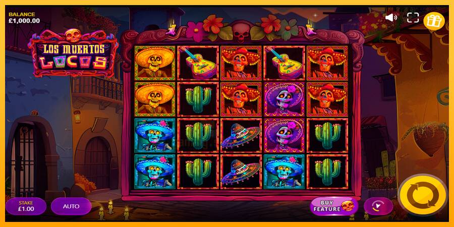 Los Muertos Locos gaming machine for money, picture 1