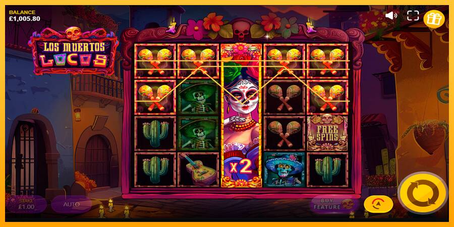 Los Muertos Locos gaming machine for money, picture 3