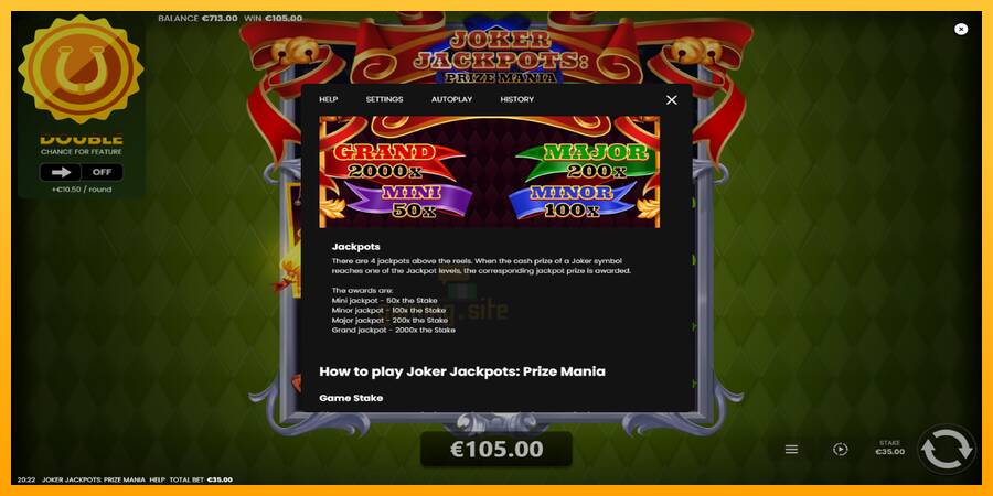 Joker Jackpots: Prize Mania gaming machine for money, picture 7