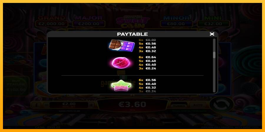 JuegaenLinea Immortal Ways Sweet Coin gaming machine for money, picture 6