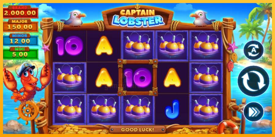 Captain Lobster gaming machine for money, picture 1