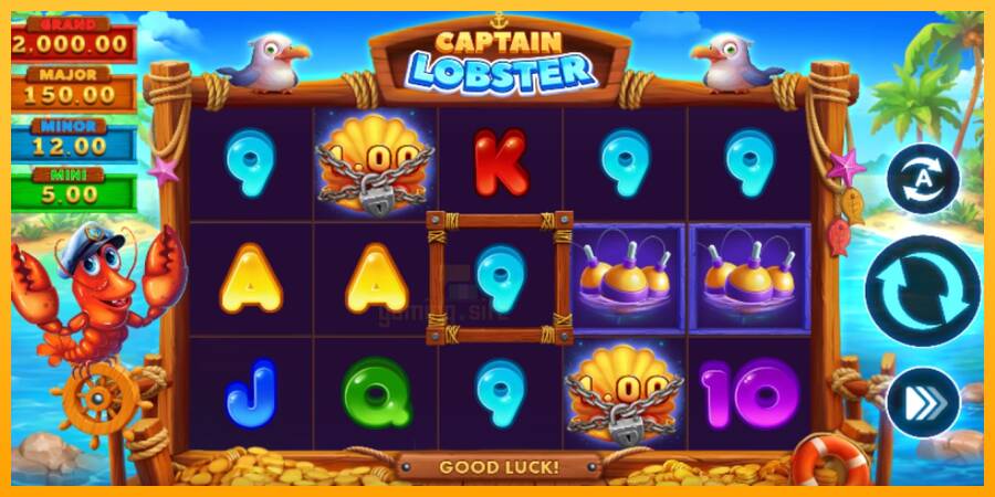 Captain Lobster gaming machine for money, picture 2