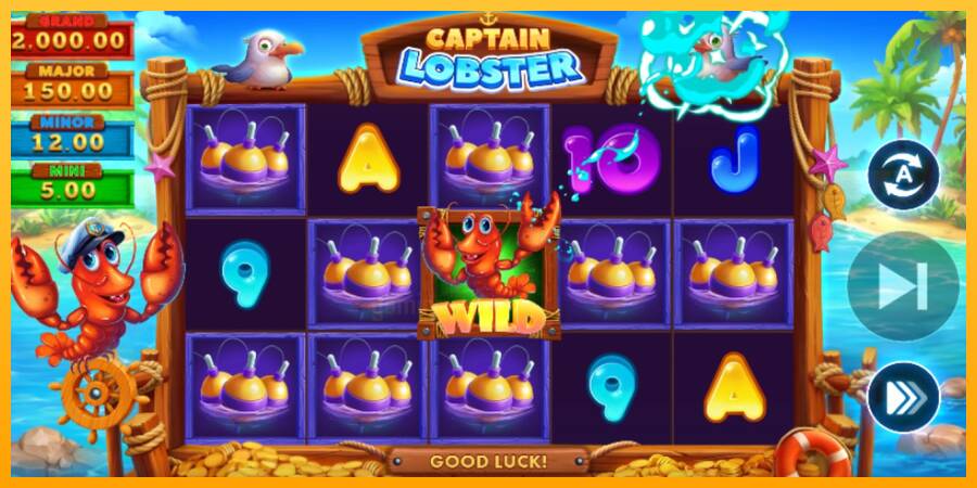 Captain Lobster gaming machine for money, picture 3