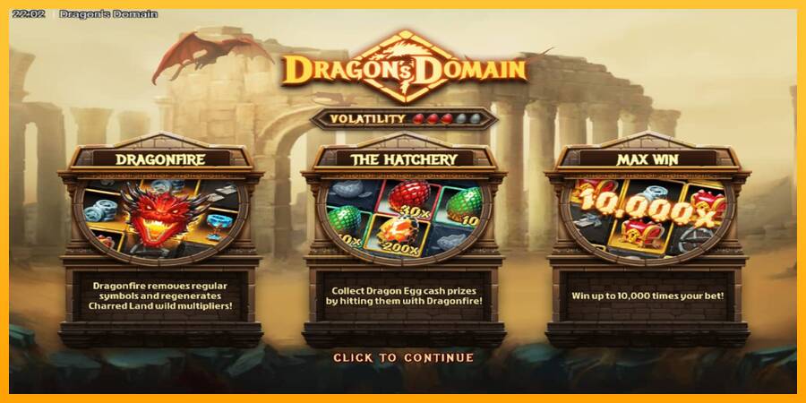 Dragons Domain gaming machine for money, picture 1