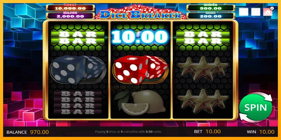 Dice Breaker gaming machine for money, picture 2