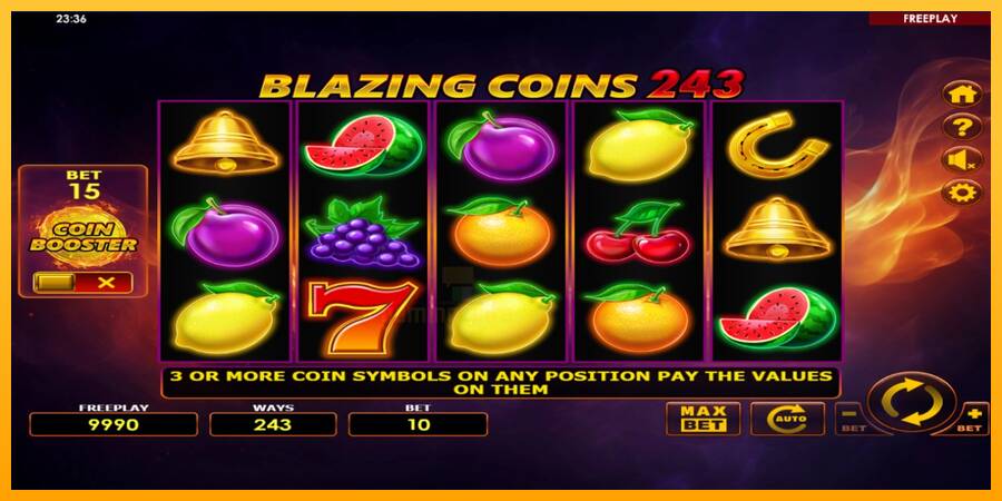 Blazing Coins 243 gaming machine for money, picture 2