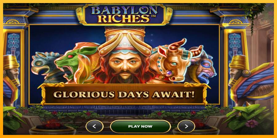 Babylon Riches gaming machine for money, picture 1