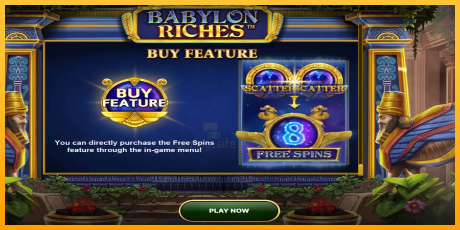 Babylon Riches gaming machine for money, picture 4