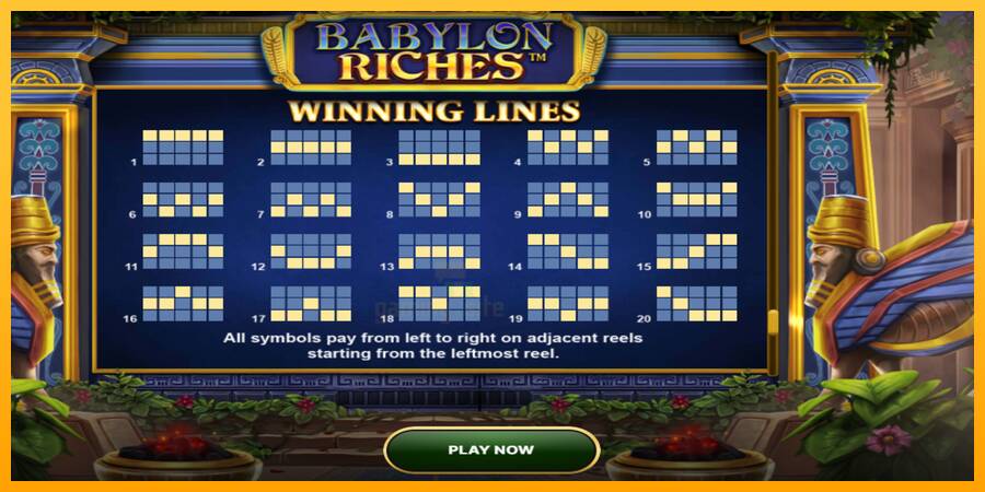 Babylon Riches gaming machine for money, picture 5