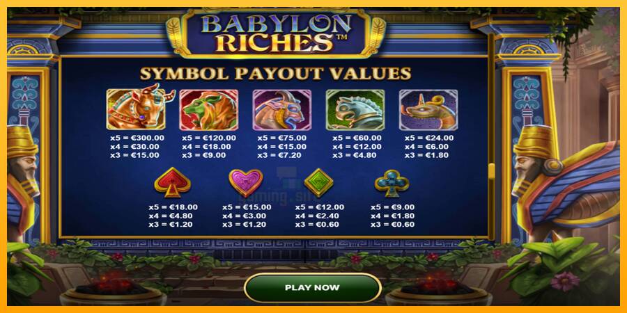 Babylon Riches gaming machine for money, picture 6