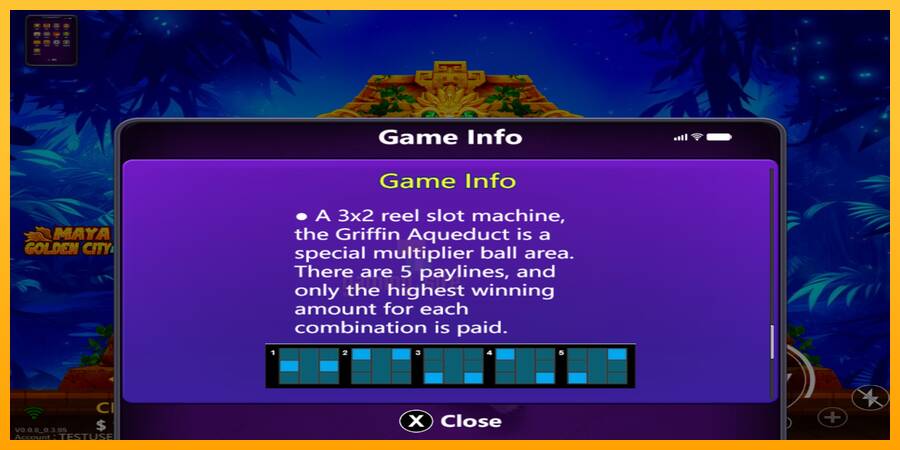 Maya Golden City 5 gaming machine for money, picture 3