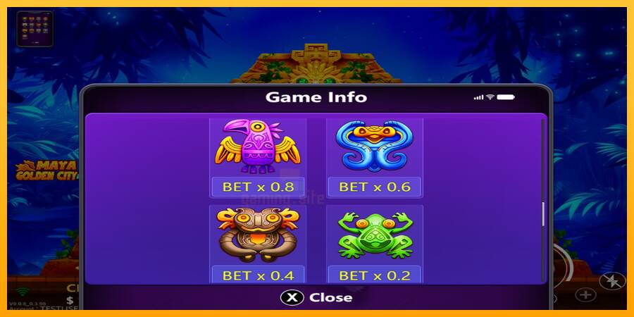 Maya Golden City 5 gaming machine for money, picture 4