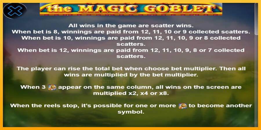 The Magic Goblet gaming machine for money, picture 4