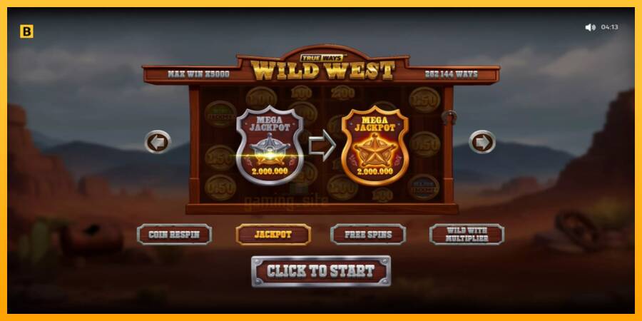 Wild West Trueways gaming machine for money, picture 1