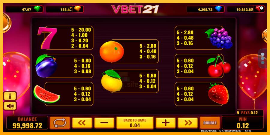 Vbet 21 gaming machine for money, picture 6