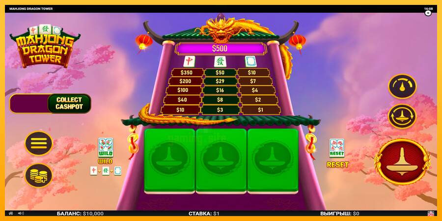 Mahjong Dragon Tower gaming machine for money, picture 1