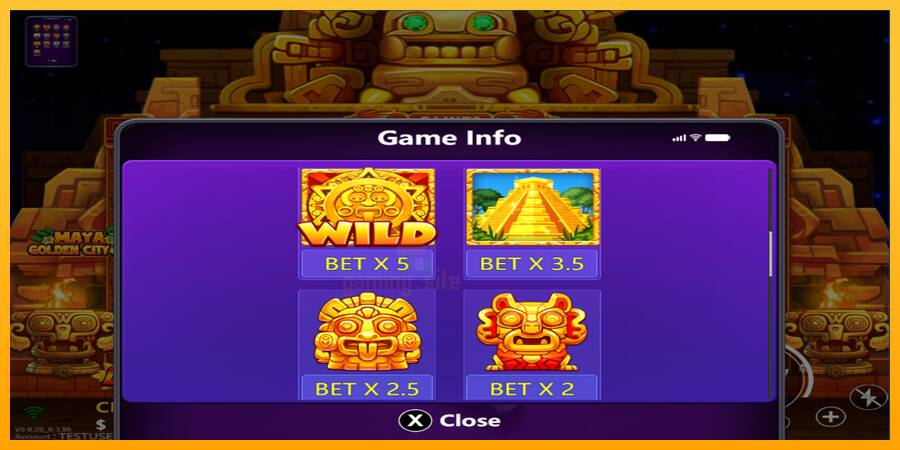 Maya Golden City 3 gaming machine for money, picture 3