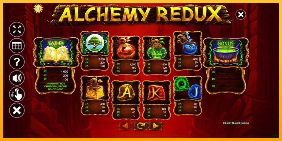 Alchemy Redux gaming machine for money, picture 6