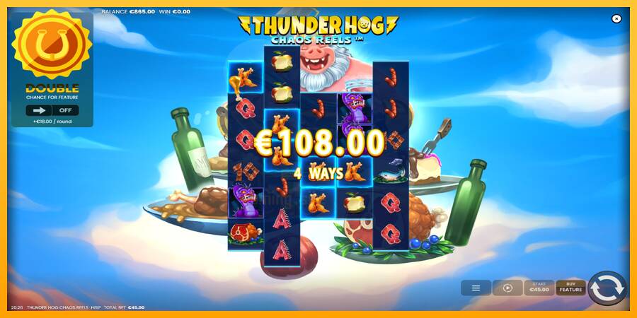 Thunder Hog Chaos Reels gaming machine for money, picture 3