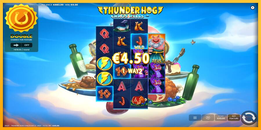 Thunder Hog Chaos Reels gaming machine for money, picture 4