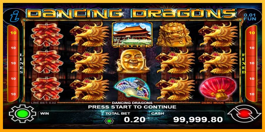 Dancing Dragons gaming machine for money, picture 1