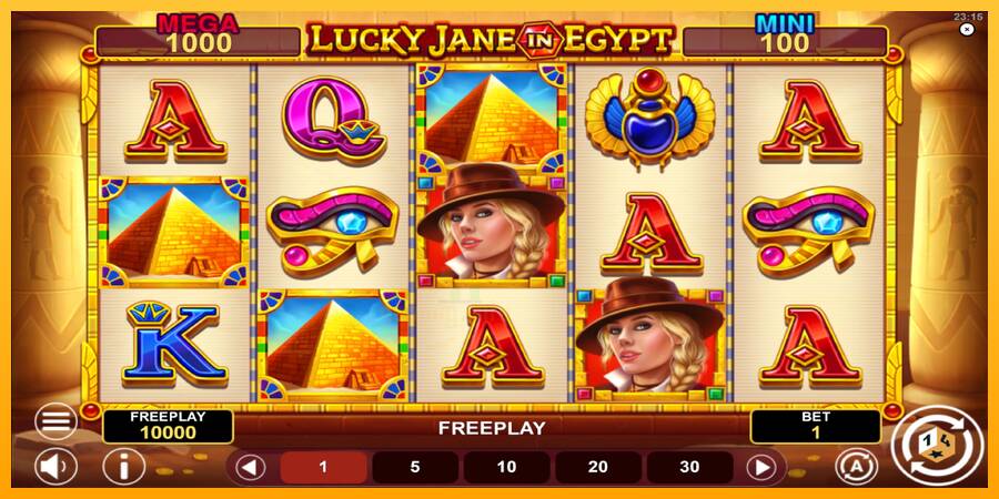 Lucky Jane in Egypt Hold & Win gaming machine for money, picture 2