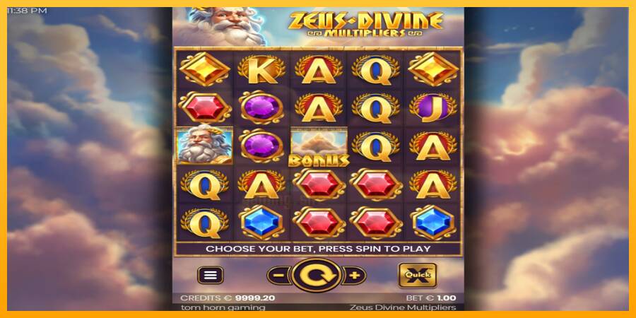 Zeus Divine Multipliers gaming machine for money, picture 2