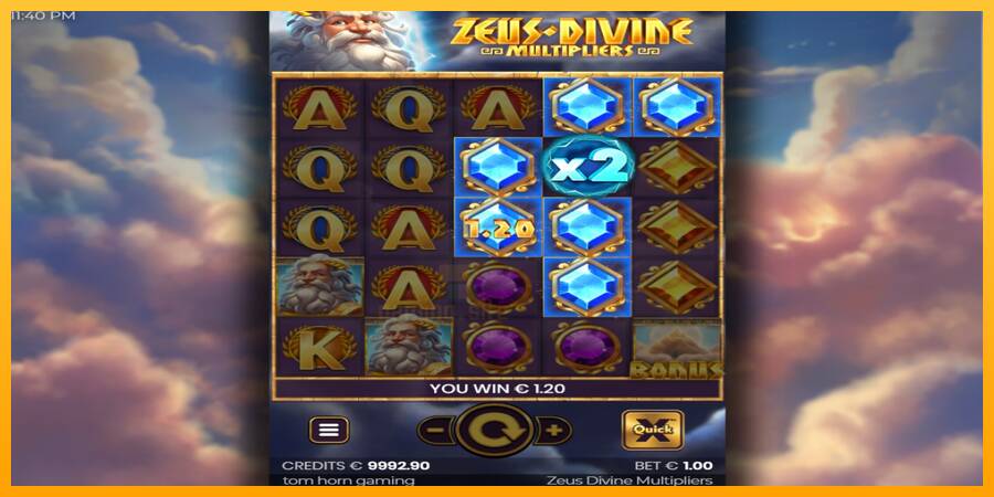 Zeus Divine Multipliers gaming machine for money, picture 3