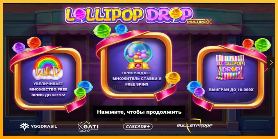 Lollipop Drop MultiMax gaming machine for money, picture 1