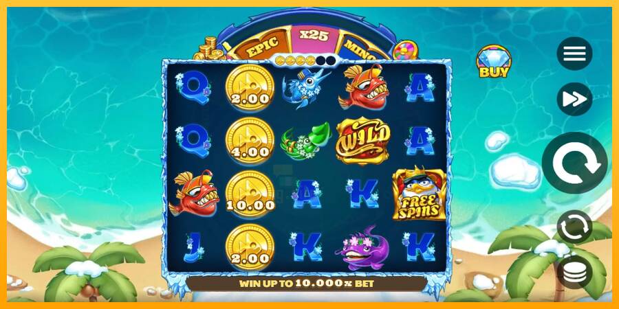 Bling Bling Penguin: Ice On The Beach gaming machine for money, picture 1