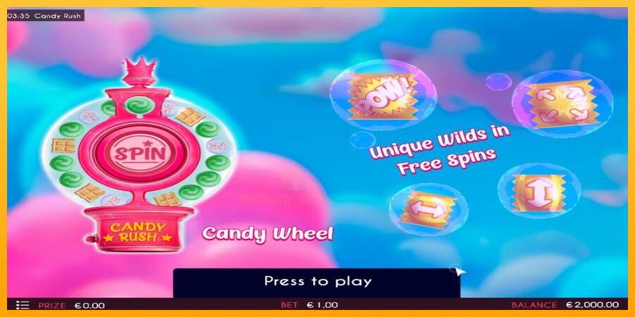 Candy Rush gaming machine for money, picture 1