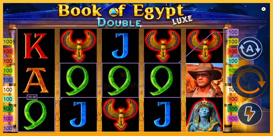 Book of Egypt Double Luxe gaming machine for money, picture 4