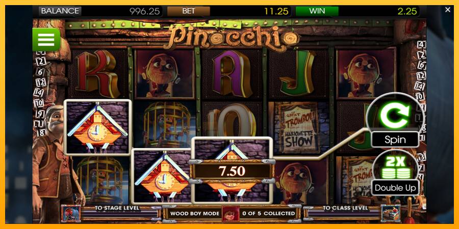 Pinocchio gaming machine for money, picture 2