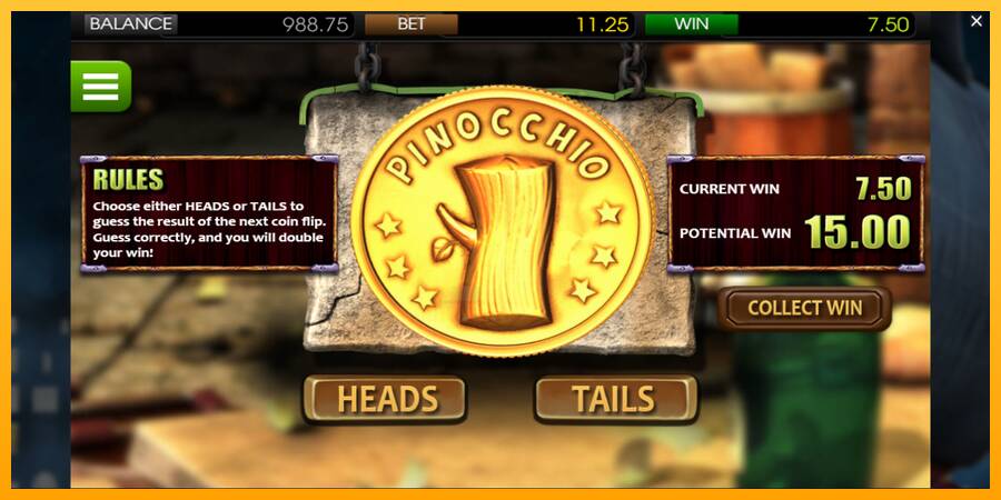 Pinocchio gaming machine for money, picture 3