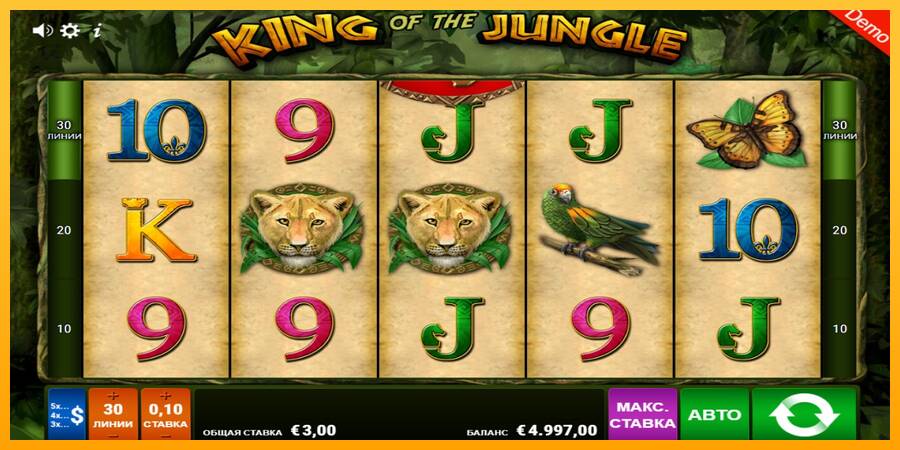 King of the Jungle gaming machine for money, picture 1