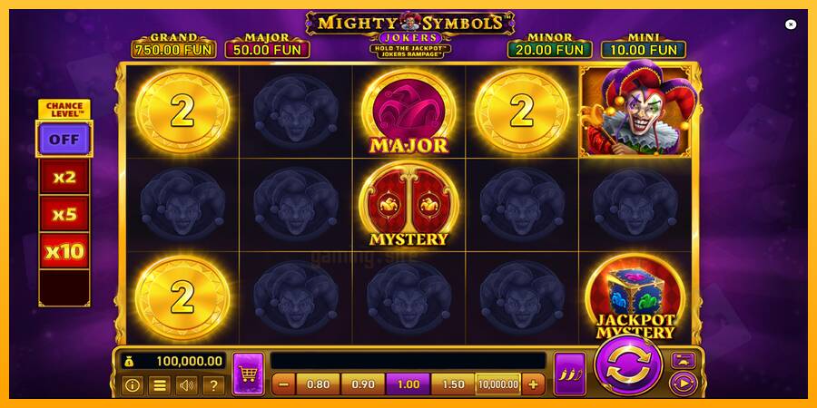 Mighty Symbols: Jokers gaming machine for money, picture 2