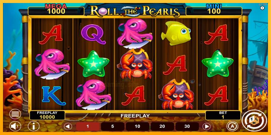 Roll The Pearls Hold & Win gaming machine for money, picture 2