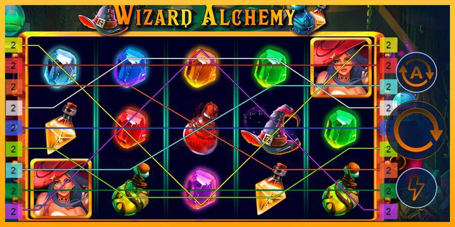 Wizard Alchemy gaming machine for money, picture 2