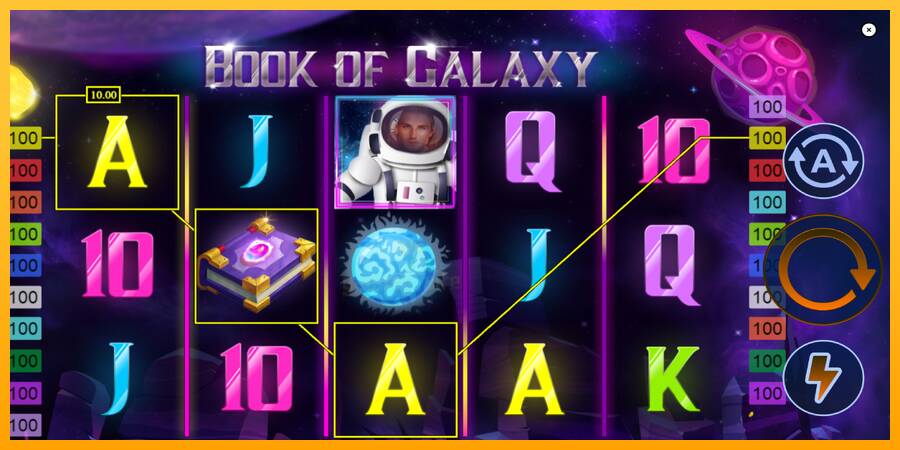 Book of Galaxy gaming machine for money, picture 3