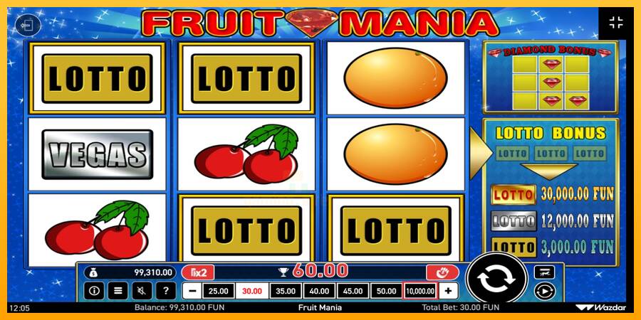 Fruit Mania gaming machine for money, picture 4