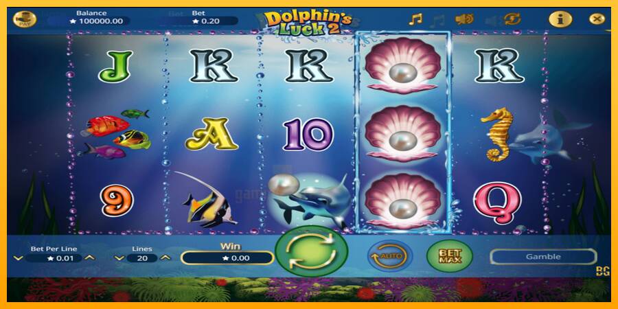 Dolphin’s Luck 2 gaming machine for money, picture 1