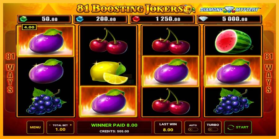 Diamond Mystery - 81 Boosting Jokers gaming machine for money, picture 2