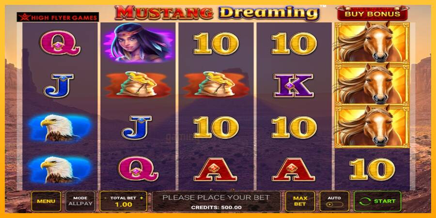 Mustang Dreaming gaming machine for money, picture 1