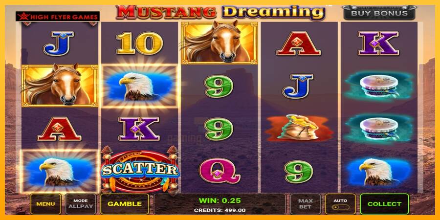 Mustang Dreaming gaming machine for money, picture 2