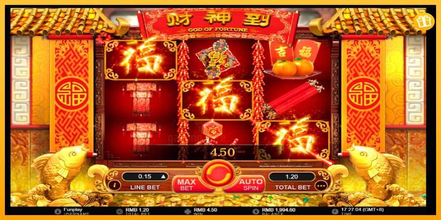 God of Fortune gaming machine for money, picture 4