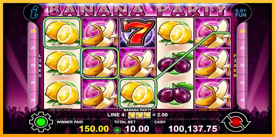 Banana Party gaming machine for money, picture 3