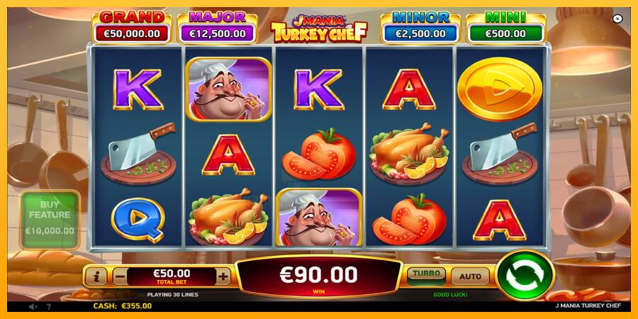 J Mania Turkey Chef gaming machine for money, picture 3