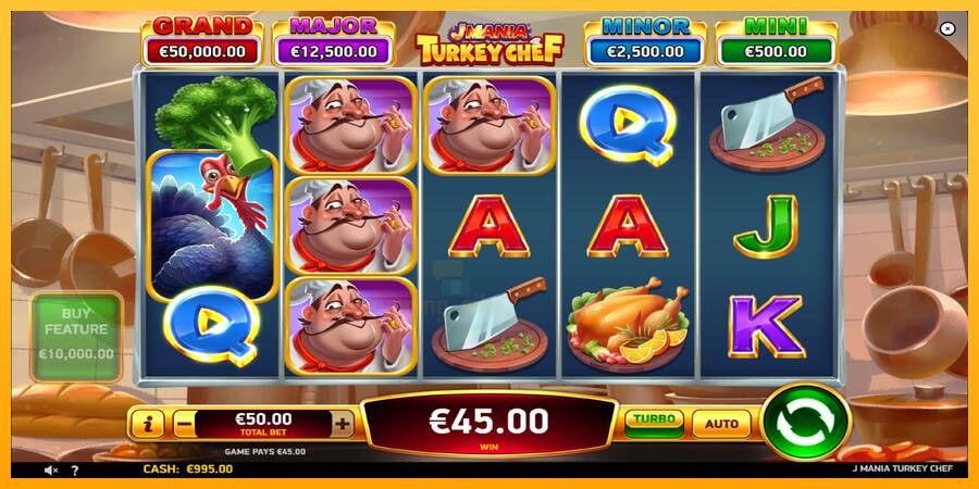 J Mania Turkey Chef gaming machine for money, picture 4