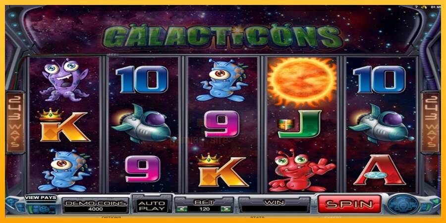 Galacticons gaming machine for money, picture 1